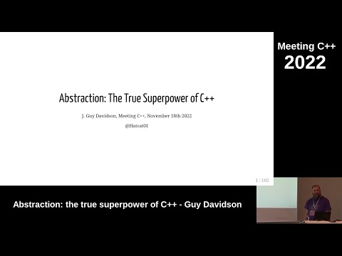 Abstraction the true superpower of C++ - Guy Davidson - Meeting C++ 2022