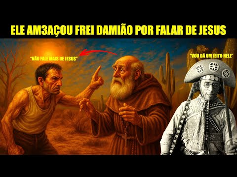 FREI DAMIÃO FOI AMEAÇ4D0 POR UM ATEU... MAS LAMPIÃO ESTAVA NA CIDADE E NÃO PRESTOU