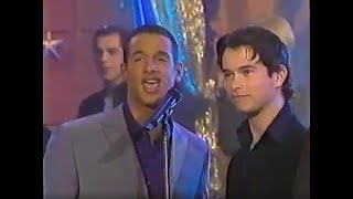 Boy Bands ALLIAGE &amp; BOYZONE (Duet) - &quot;TE GARDER PRÈS DE MOI&quot; - French TV show &quot;Video GAG&quot; (1997)