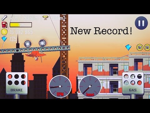 Hill Climb Racing - 7001 m MONSTER TRUCK / CONSTRUCTION