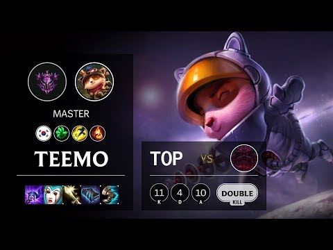 Teemo Top vs Ornn - KR Master Patch 10.9