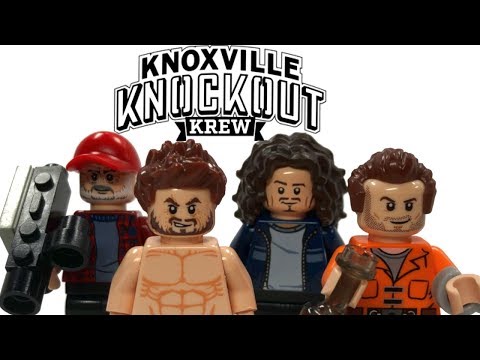 Andy Warski vs Tonka Saw Knoxville Knockout MMA Fight Custom LEGO Minifigures