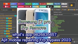 Samsung j7 pro Frp Remove Unlock Tool 100%working✅