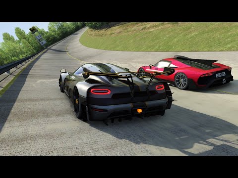 Koenigsegg One:1 GT 2020 vs Mercedes-Benz AMG Project One 2021at Monza Full Course