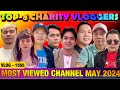 TOP-8 MOST VIEWED CHARITY VLOGGERS FOR MAY 2024 | PINOY IN EQUATORIAL GRABE ANG ITINAAS