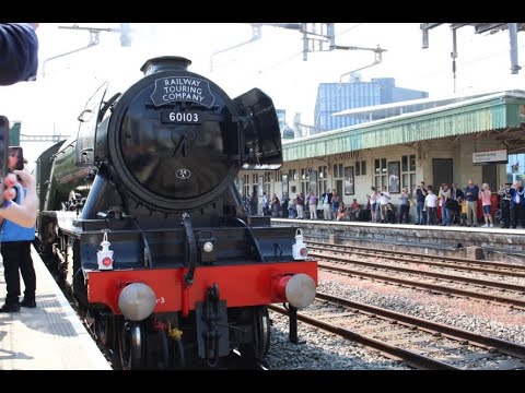 Flying Scotsman seen at Cardiff Central 07/06/23