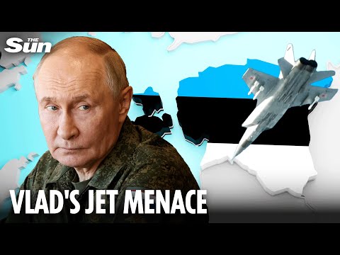 Putin's jets 'ignored signals from NATO' for 12 minutes while violating Estonia airspace