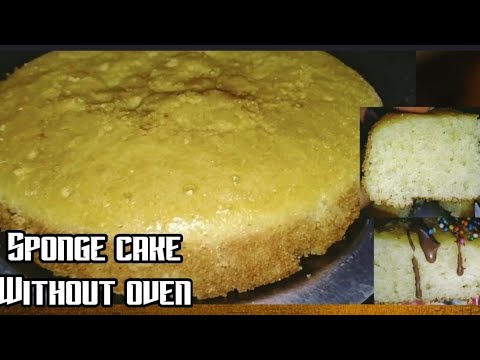 Easy Sponge cake recipe 🎂| Basic cake recipe without oven|Vanilla sponge cake recipe