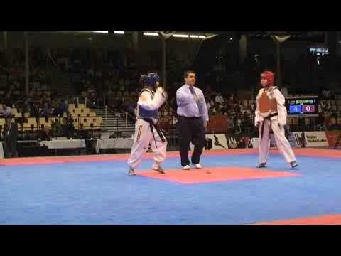 Female -46KG 2009 World Taekwondo Championships Copenhagen Spain vs Ukraine R3