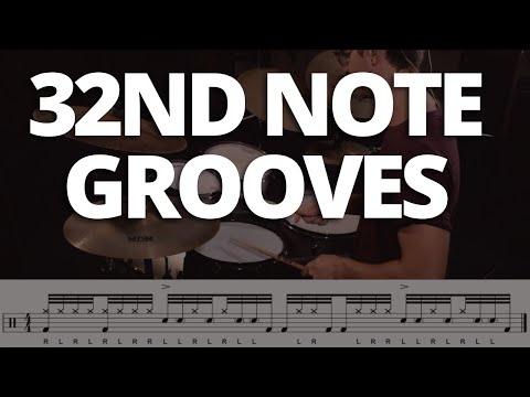 3 Fast 32nd Note Grooves - Quick Drum Lesson