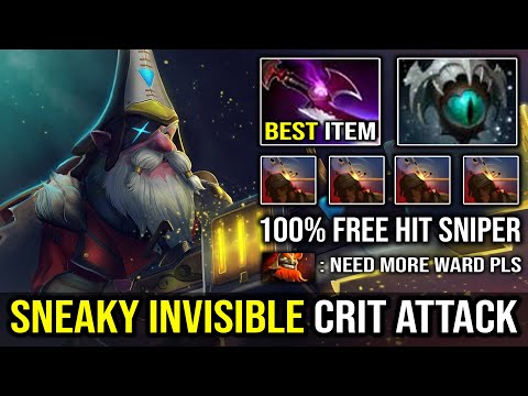 REASON Why Silver Edge is the Best ITEM For Sniper in 7.30 | WTF Sneaky Invisible Crit Attack Dota 2