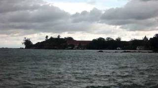 preview picture of video 'Sri Lanka,Ceylon,Galle,ගාල්ල,VOC,View of Galle Fort Bay and Indian Ocean'