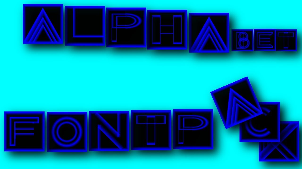 KailoAarex2004s Square Font Alphabetical Logo (Free Download!!!)