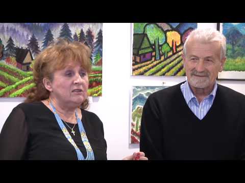 День Соборності України Відкриття персональної виставки художника Олександра Гембіка  2017 UkrTvHu - YouTube