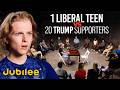 1 Liberal Teen Vs 20 Trump Supporters Feat Dean Withers Surrounded