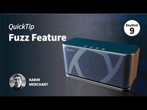 KeyShot 9 Quick Tip - Fuzz Feature