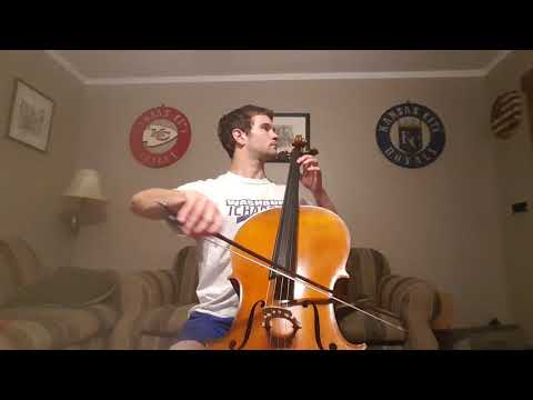 J.S. Bach: Allemande from Unaccompanied Cello Suite 6 in D Major