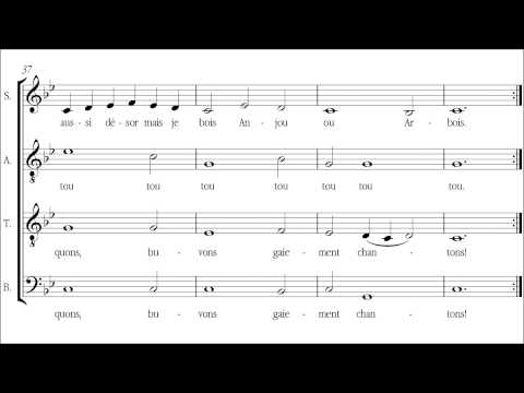 Attaingnant | Tourdion – Quand je bois du vin clairet [á 4; Amarcord Ensemble]