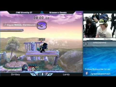 CMU Weekly 12 Winners Semis - Dirtboy (Squirtle) vs. Lordy (Ike)