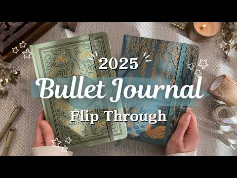 2025 Bullet Journal Flip Through📖✨ FULL Year in My Journal!