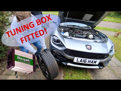 I got the Bluespark Tuning Box! Abarth 124 Spider - How To Fit & Driving Impressions