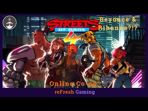 Beyonce & Rihanna?!? - Streets of Rage 4 Co-Op - Stage 8