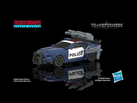 Transformers Studio Series The Last Knight Deluxe Class Barricade 360 Video