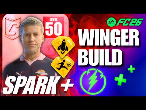 INSANE DRIBBLING! Best Level 50 Spark+ Winger Build in FC 26 Clubs!
