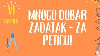 površina četvorougla - težak a lak zadatak