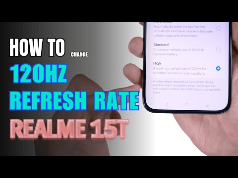 How to Enable 120Hz Refresh Rate On Realme 15T