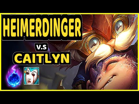 TYLER1 (HEIMERDINGER) vs CAITLYN - BOTTOM ADC GAMEPLAY - NA Ranked GRANDMASTER