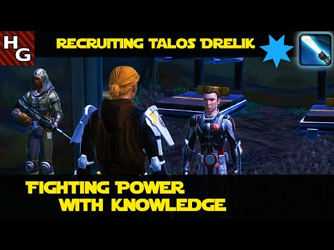 SWTOR KotFE ► Recruiting Talos Drellik (Fighting Power with Knowledge) ► Jedi Knight [LS Male]