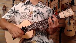 Video thumbnail for Cordoba Spruce & Spalted Maple Tenor Ukulele Sound Demo - 24T by Ukulele Mate