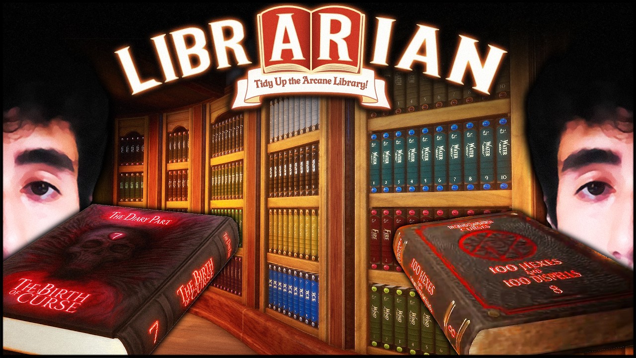 Organizei MAIS DE 3.000 LIVROS 📚 Librarian: Tidy Up the Arcane Library! | Felps