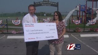 Memorial Playground Receives Boost from Hair Salon