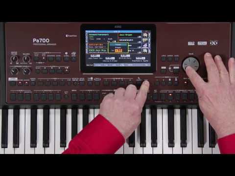 KORG PA700 видео инструкция Часть 4: SONG PLAY