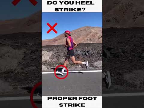 Proper foot strike #shorts #running #shortsvideo #runner #footstrike #properrunningform