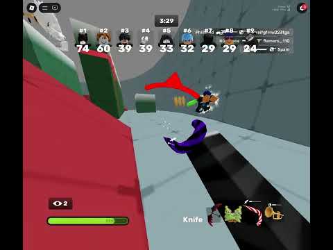 ffa demon (grinding to 22k knife kills inside of roblox rivals)