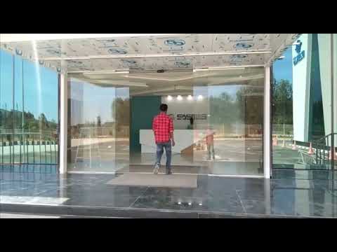 Automatic Sliding Glass Door System, For Office