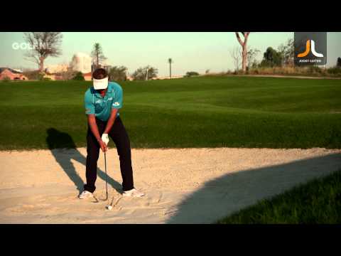 Golfinstructie Joost Luiten: de set-up bij een bunkerslag