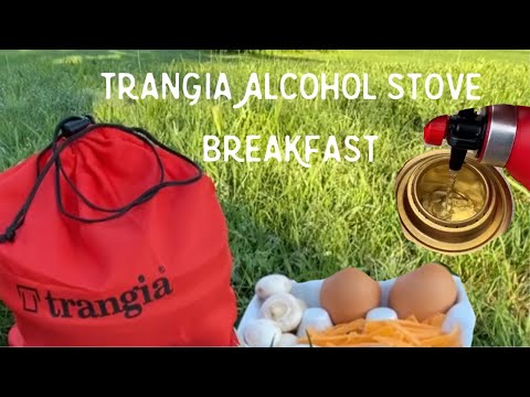 Cooking Breakfast with a Trangia Alcohol Stove #Trangia #alcoholstove