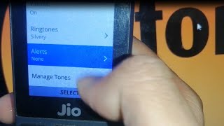 how to turn off alert sound in jio phone f220b !! 