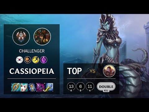 Cassiopeia Top vs Jayce - KR Challenger Patch 10.9