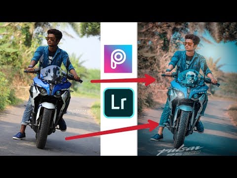 Picsart & Lr Lightroom  photo Editing |RS bike PicsArt editing Tutorial 2018 Mustakim Editz