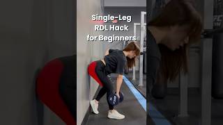 ✨ Struggling with balance during Single Leg RDLs? #gymtips #rdl