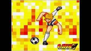[SFC] Flame Flash Shot by Karl Heinz Schneider フレイムフラッシュ シュナイダー ⚡ | Captain Tsubasa 5 キャプテン翼V [4K]