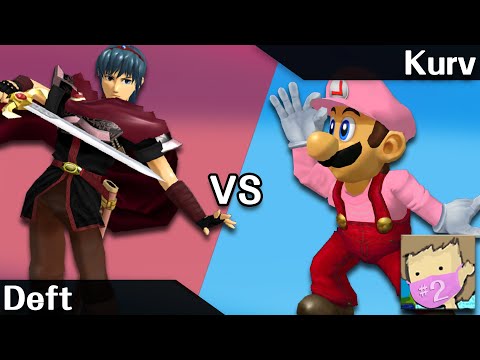 Untitled WC #2 -  Deft (Marth) vs Kurv (Luigi) - Melee Losers Final