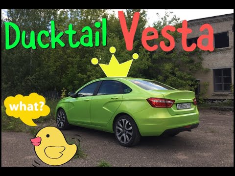Установка спойлера ducktail (дактейл) или клеим утиный хвост