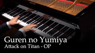 Video thumbnail of "Guren no Yumiya (Full ver.) - Attack on Titan OP1 [Piano]"