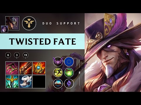 Twisted Fate Support vs Rakan - EUW Master Patch 25.24